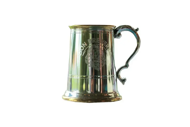 Pewter and Brass Tankard